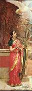 Raja Ravi Varma Swan messenger china oil painting artist